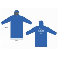 Áo mưa Quang Vinh Vải Polyester  dày 0,2mm. Cánh dơi/ hết khổ/bít hông