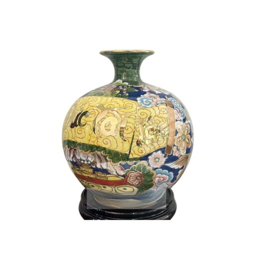 Lotus Vase of Fortune, Happiness, Wealth and Prosperity