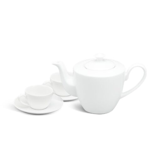 White Daisy Tea Set