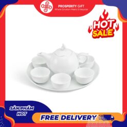 Bộ trà Mẫu Đơn IFP Trắng
