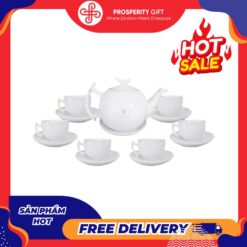 Bộ trà bưởi cành Bát Tràng