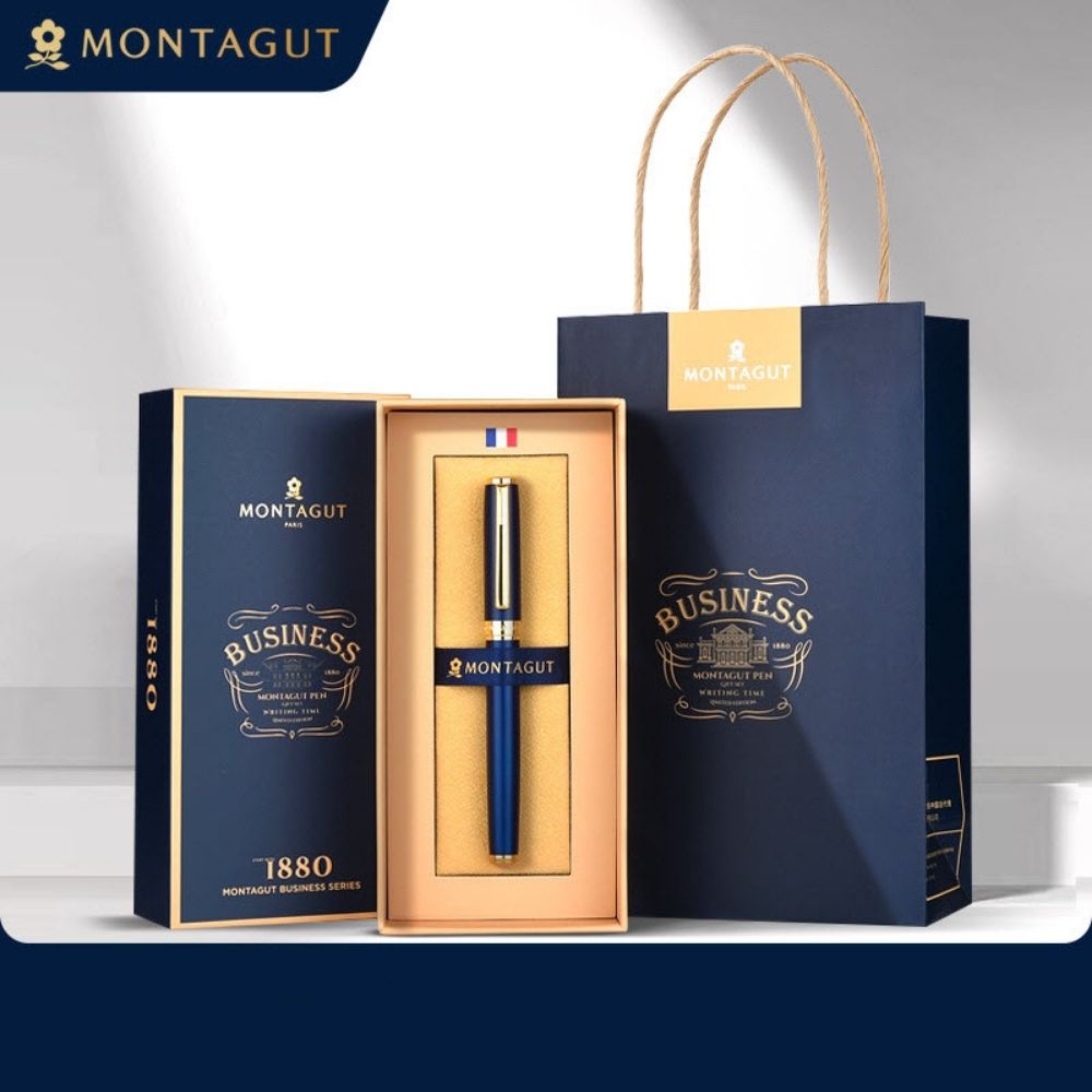 Montagut 06 signature ballpoint pen (blue)