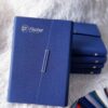 Ring bound leather notebook - Fischer SC023
